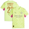 Original Fußballtrikot Manchester City Champions of Europe Torwart Ausweichtrikot 2023-24 Für Herren